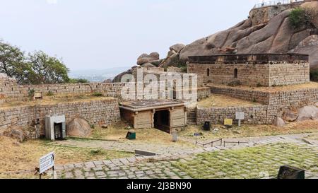 Ramparts of the Fort, Chitradurga Stock Photo - Alamy