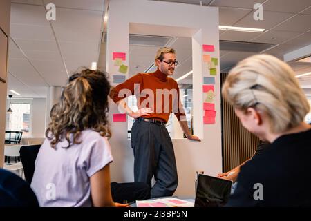 Business people having meeting in office Stock Photo