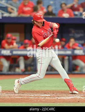 Philadelphia Phillies third baseman Alec Bohm (28) in action