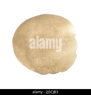 Abstract sand brown watercolor on white background. Watercolor clipart for text or logo Stock Photo