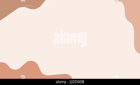 cute brown aesthetic abstract minimal background, perfect for wallpaper,  backdrop, postcard, background for your design Stock Photo - Alamy