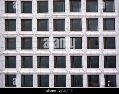 Architectural background- windows and home wall from white wall and windows Stock Photo