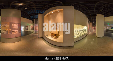 360 degree panoramic view of Chengdu - Jinsha Site Museum - Museo -7