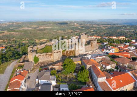 Aerial view of Portuguese town Trancoso. Stock Photo