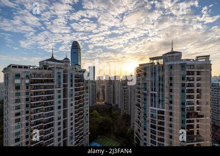 Morning Cloud and Sun Stock Photo