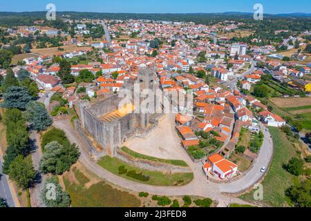 Castle in Portuguese town Sabugal. Stock Photo