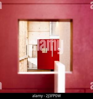 Edinburgh, Scotland, UK - National Museum of Scotland extension by Benson & Forsyth, interior Stock Photo