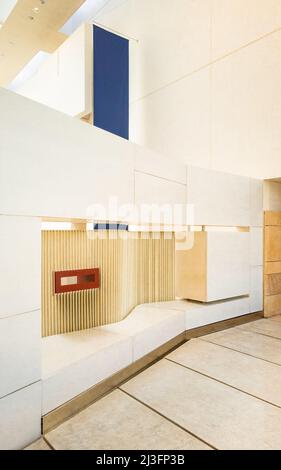 Edinburgh, Scotland, UK - National Museum of Scotland extension by Benson & Forsyth, interior Stock Photo