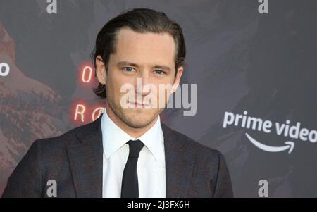 LOS ANGELES, CA - APRIL 7 - Lewis Pullman, at Prime Video's Outer Range premiere at The Harmony Gold Theater in Los Angeles, California on April 7, 2022. Credit: Faye Sadou/MediaPunch Stock Photo