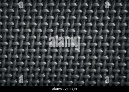 Macro photography of a speaker with mesh wicker texture pattern. High quality photo Stock Photo