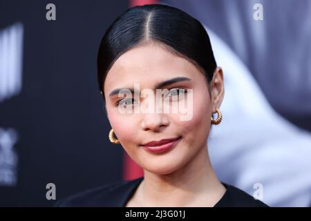 HOLLYWOOD, LOS ANGELES, CALIFORNIA, USA - APRIL 07: Lovi Poe arrives at the Los Angeles Premiere Of AMC's 'Better Call Saul' Season 6 held at the Hollywood American Legion Theatre Post 43 on April 7, 2022 in Hollywood, Los Angeles, California, United States. (Photo by Xavier Collin/Image Press Agency) Stock Photo