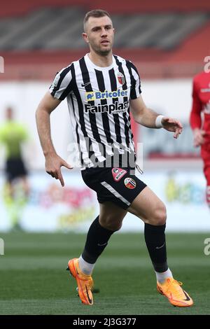 Atanas Iliev (Ascoli Calcio 1898) looks on during AC Monza vs