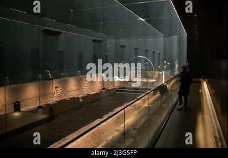 London Mithraeum, Walbrook, City of London. Stock Photo