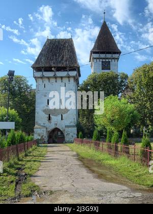 Agnita Evangelical fortified Church, Romania Stock Photo