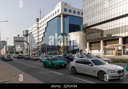 Riyadh, Saudi Arabia, 1st April 2022: street picture of Riyadh Stock Photo