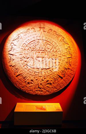Ancient Axtec Artwork on display at the Field Museum in Chicago Stock Photo