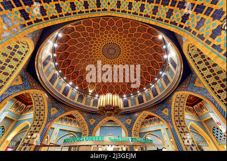 Dubai. UAE. IBN Battuta, the world’s largest themed shopping mall. Stock Photo