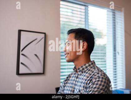 A portrait of a businessman in an office Stock Photo