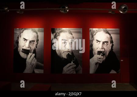 Rome, Italy. 08th Apr, 2022. Detail of the exhibition 'Vittorio Gassman - Il Centenario' at Auditorium Parco della Musica in Rome (Photo by Matteo Nardone/Pacific Press) Credit: Pacific Press Media Production Corp./Alamy Live News Stock Photo