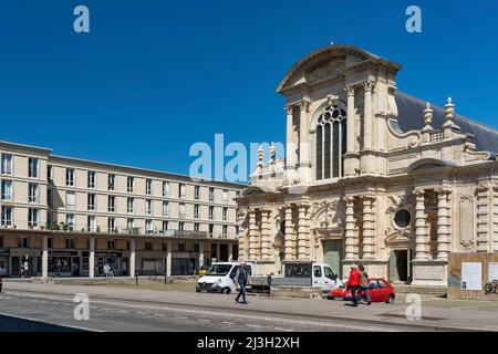 France, Seine Maritime, Le Havre, Notre-Dame cathedral Stock Photo