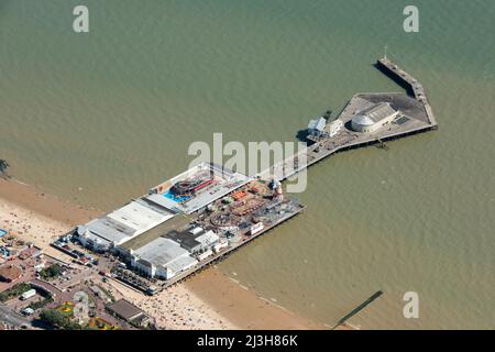 Clacton Pleasure Pier, Clacton on Sea, Essex, 2016. Stock Photo