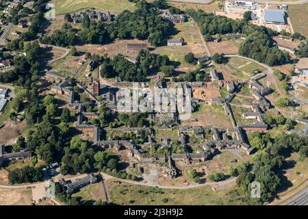 The disused Severalls Hospital, formerly the Second Essex County Asylum, Colchester, Essex, 2016. Stock Photo