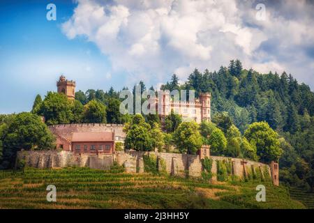 View of Ortenberg Castle in Baden in the Kinzig Valley Stock Photo