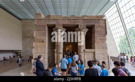 Central Park West, historic district, New York City, NY, USA, Inside the Metropolitan Museum of Art Stock Photo