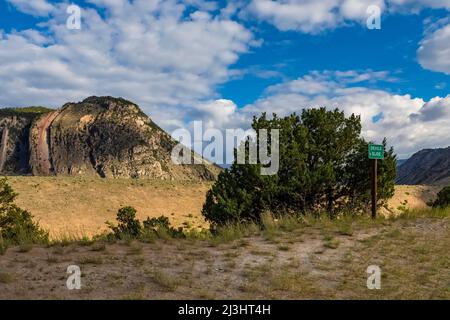 Devil's Slide on Cinnabar Mountain, in Gallatin National Forest just outside Yellowstone National Park, USA Stock Photo