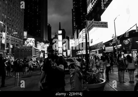 TIMES SQ - 42 ST, New York City, NY, USA, Street Scene Stock Photo