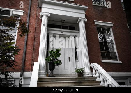 E 8 ST & 5 AV, New York City, NY, USA, I Am Legend-Apartment (from the Movie with Will Smith) Stock Photo