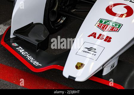 Rome, Italy. 08th Apr, 2022. ABB Illustration carrosserie body, during the 2022 Rome City ePrix, 3rd meeting of the 2021-22 ABB FIA Formula E World Championship, on the Circuit Cittadino dellâ&#x80;&#x99;EUR from April 8 to 10, in Rome, Italy - Photo: Gregory Lenormand/DPPI/LiveMedia Credit: Independent Photo Agency/Alamy Live News Stock Photo