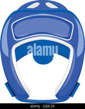 Boxing headgear semi flat color vector object Stock Vector