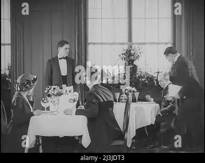 Ace of Hearts 1921 vintage movie still Stock Photo