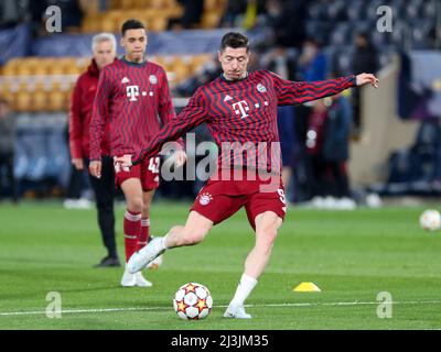 Robert Lewandowski of Bayern Munich during the UEFA Champions League