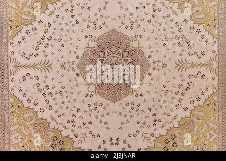 Damask seamless pattern background decorative design texture Stock Photo