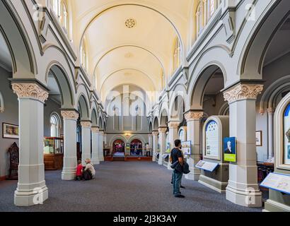 Washington DC, APR 1 2022 - Interior view of the Smithsonian Castle Stock Photo