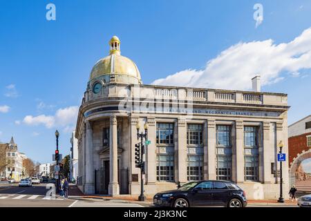 Washington DC, APR 3 2022 - Sunny view of the PNC Bank Stock Photo