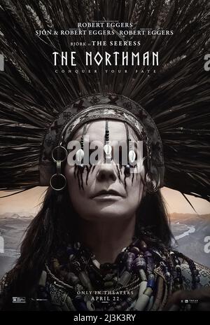 USA. Anya Taylor-Joy in the (C)Focus Features new movie : The Northman  (2022) . Plot: From acclaimed director Robert Eggers, The Northman is an  epic revenge thriller that explores how far a