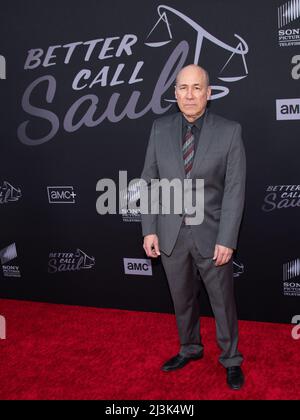 07 April 2022 - Los Angeles, California - Javier Grajeda. Premiere of the sixth and final season of AMC's ''Better Call Saul' (Credit Image: © Billy Bennight/AdMedia via ZUMA Press Wire) Stock Photo