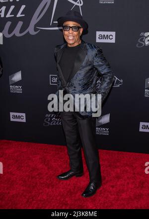 April 7, 2022, Hollywood'California, California, USA: Giancarlo Esposito attends the Premiere of the sixth and final season of AMC's ''Better Call Saul' (Credit Image: © Billy Bennight/ZUMA Press Wire) Stock Photo