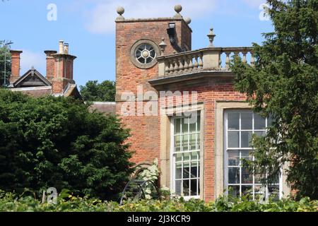 Orangery converted to a small garden shop, Rufford Abbey Country Park, Ollerton, Nottinghamshire, UK Stock Photo