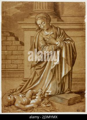 Madonna and Child, n.d. Stock Photo