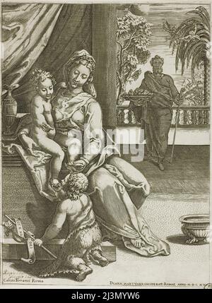 Virgin and Child with Saint John, 1575.