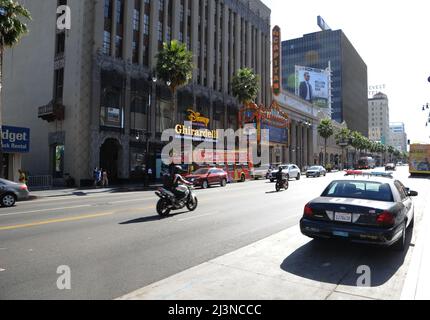 Hollywood Boulevard, Los Angeles, California, USA Stock Photo