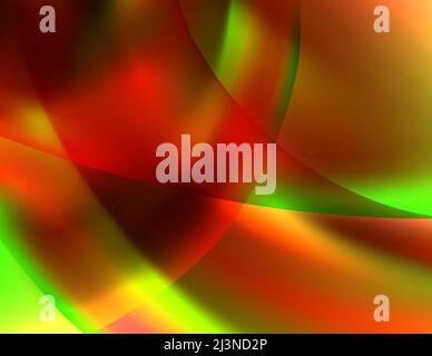 Abstract blurred dark background in red, green and yellow colors. Multicolored raster graphic pattern Stock Photo