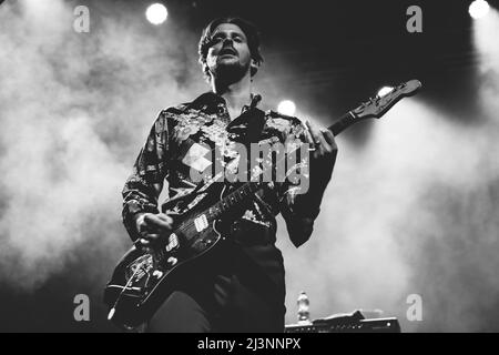 03/04/2022 - English rock band BLACK HONEY playing as opening for Nothing But Thieves, live at Fabrique Milano, Italy. Stock Photo