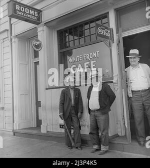 Main street. Gibson, California. Stock Photo