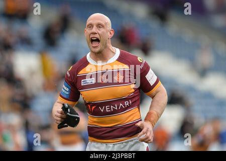 Huddersfield, England - 9th April 2022 - Chris Hill (8) of Huddersfield Giants. Rugby League Betfred Super Challenge Cup Quarter Finals Huddersfield Giants vs Hull FC at John Smith's Stadium, Huddersfield, UK  Dean Williams Stock Photo
