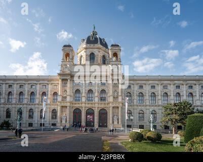 Natural History Museum (Naturhistorisches Museum) at Maria Theresa Square (Maria Theresien Platz) - Vienna, Austria Stock Photo